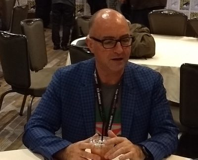 SDCC 2017 Ghostwars Press Room Simon Davis Barry