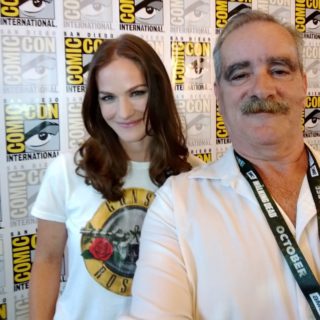 SDCC 2018 Kelly Overton and Kenn Van Helsing Press