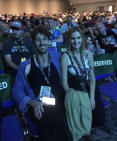 SDCC 2019 Jason Lazarus Interview at composer panel with friend