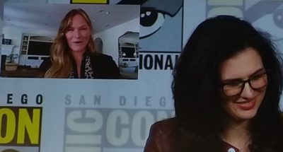 SDCC2019 Van Helsing Panel Kelly on Screen