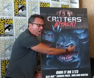 SDCC 2019 Steve Blum at Critters Attack Press