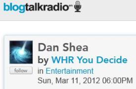 Visit and chat with Dan Shea at You Decide on Blog Talk Radio!