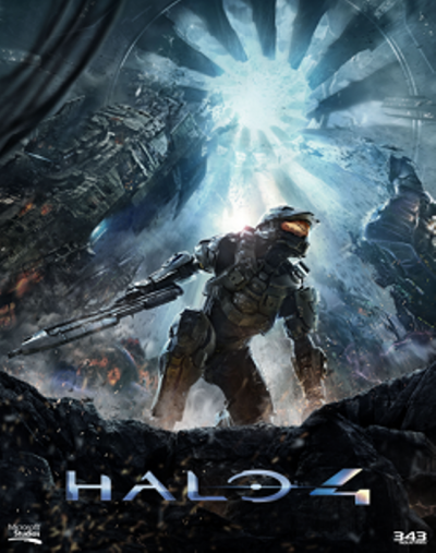 Halo 4 Forward Unto Dawn banner poster artwork - Click to learn more at the official X-BOX web site!