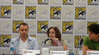 SDCC End Bullying Panel guests Joe Gatto, Bettina Hausman and Anthony Breznican