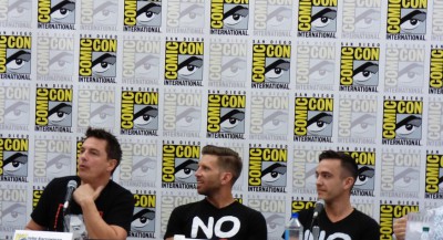 SDCC End Bullying Panel guests John Barrowman, Adam Bouska and Jeff Parshley