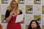 SDCC End Bullying Panel moderator Chase Masterson and co-creator Carrie Goldman