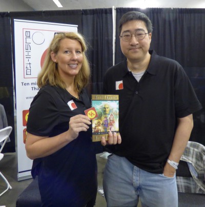 SVCC 2016 Kimberly Unger and Douglas Sun creators of Veiled Alliances